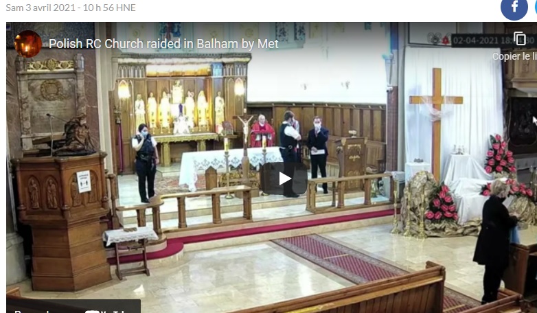 Scandale : la cérémonie du vendredi saint arrêtée à Londres (vidéo)
